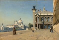 Morning in Venice by Jean-Baptiste-Camille Corot