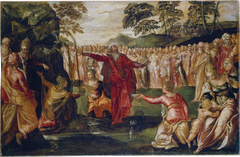 Moses Striking the Rock by Jacopo Tintoretto