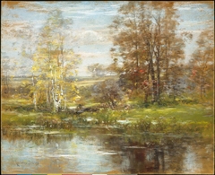 New England Landscape by John Appleton Brown