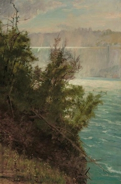 Niagara Falls from the American Side by Albert Bierstadt