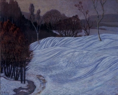 Norwegian Landscape (Winter Landscape) by Konrad Mägi