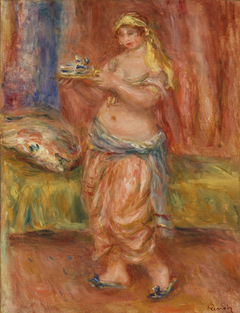 Odalisque with Tea Set by Auguste Renoir