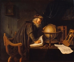 Old Man with a Globe