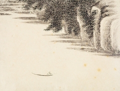 One of Eight Landscape Sketches by Dong Bangda
