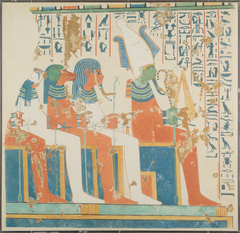 Osiris and the Four Sons of Horus
