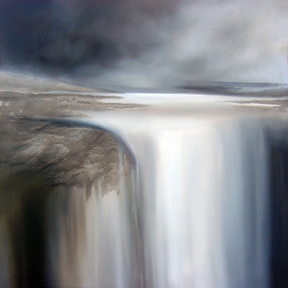 Paisaje nº 22 (la gran caida), Lanscape nº 22 (the big waterfall) (100 x 100 cm.)