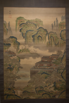 Palace Landscape by Tani Bunchō