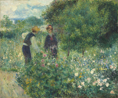 Picking Flowers by Auguste Renoir