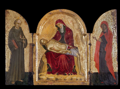 Pieta Triptych (Tzafouris) by Nikolaos Tzafouris
