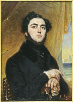 Portrait d'Eugène Sue (1804-1857), romancier