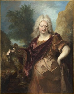 Portrait d'homme en Apollon