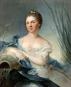 Portrait de femme en source by Louis-François-Richard Dupont de Montfiquet