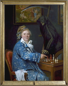 Portrait du Dr de C. jouant aux échecs avec la Mort by Remi-Fursy Descarsin