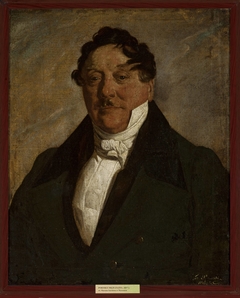 Portrait of a man in a white jabot