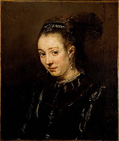 Portrait of a Young Woman by Rembrandt