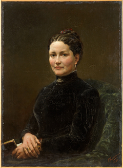 Portrait of Anna Frederica Braak, wife of the painter by Otto Erelman