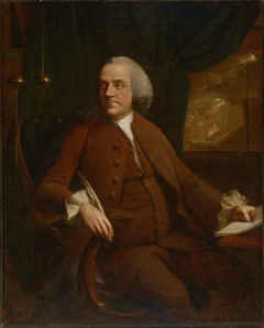 Portrait of Benjamin Franklin by Mason Chamberlin