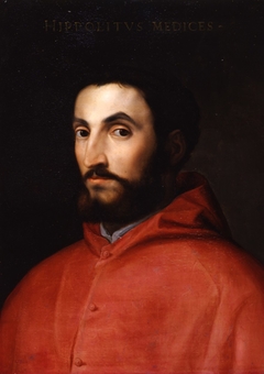 Portrait of Cardinal Ippolito de' Medici by Cristofano dell'Altissimo
