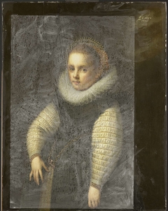 Portrait of Catharina Fourmenois as a Child, later Wife of Pieter Boudaen Courten by Gortzius Geldorp