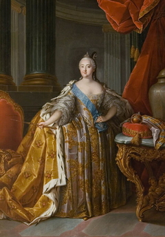 Portrait of Elizabeth of Russia by Heinrich Buchholz