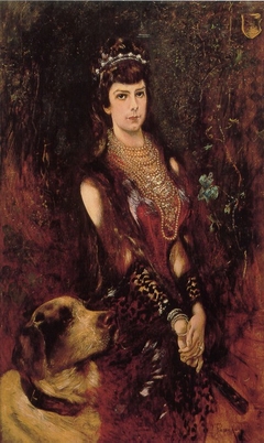 Portrait of Empress Elisabeth by Anton Romako