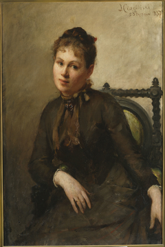 Portrait of Helena Piltz née Rymowicz by Jan Ciągliński