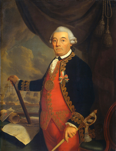 Portrait of Johan Arnold Zoutman by Cornelis van Cuylenburgh