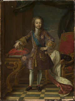 Portrait of Louis XV at the age of 10 by Pierre Gaubert