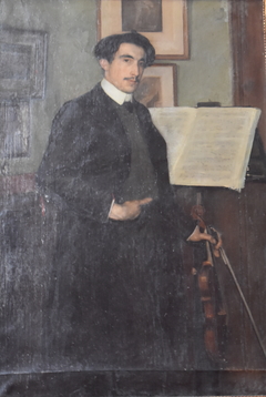 Portrait of M. Laparra, composer by William Laparra