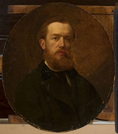 Portrait of Maksymilian Gierymski by Andrzej Jerzy Mniszech