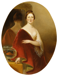 Portrait of Mrs. Decatur Howard Miller (Eliza Credilla Hare) by Alfred Jacob Miller