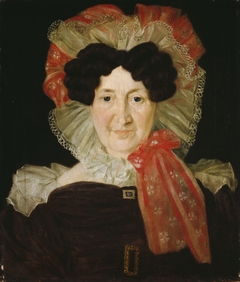 Portrait of Mrs. Ingeborg Møinichen, b. Røring by Mathias Stoltenberg
