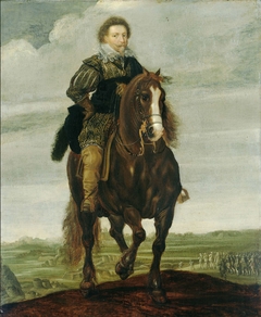 Portrait of Prince Frederick Henry on horseback