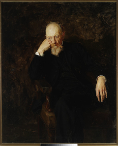 Portrait of professor Aleksander Jabłonowski by Stanisław Lentz