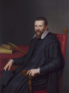 Portrait of Suitbertus Purmerent by Willem van der Vliet