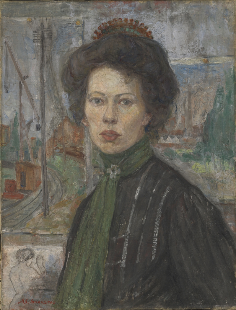 Portrait of the Swedish Painter Tora Holmström