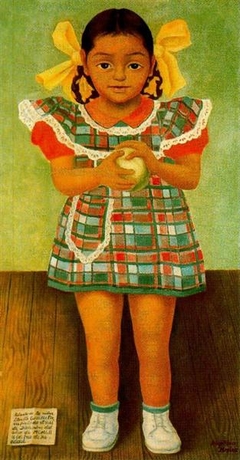 Portrait of the Young Girl Elenita Carillo Flores by Diego Rivera