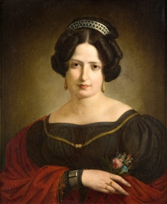 Portrait of Wife Antonina by Kanutas Ruseckas