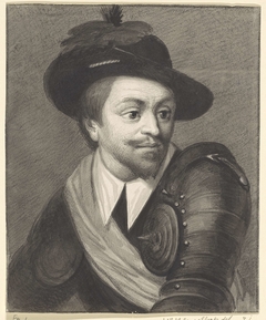 Portret van Adolf, graaf van Nassau by Willem Jodocus Mattheus Engelberts