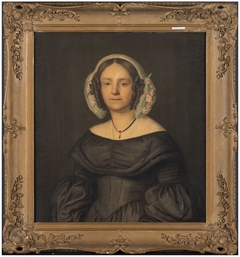 Portret van Anna Ida Hamerster Dijkstra- Beekkerk by Johan Joeke Gabriël van Wicheren