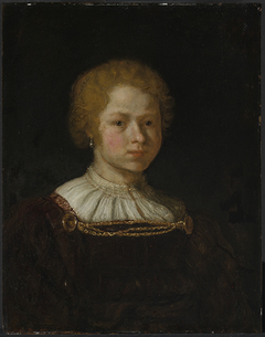 Portret van een dienstmeisje by Abraham van Dijck