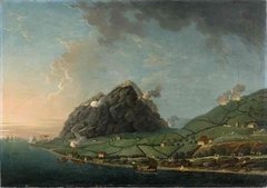 Prise des îles Saint-Christophe et Nevis by Auguste-Louis de Rossel de Cercy