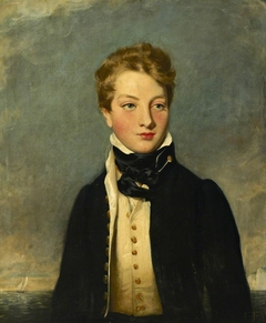 Rear-Admiral Louis Tindal,  c.1810-1876, as a boy by British School
