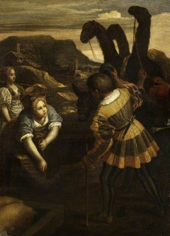 Rebecca and Eliezer at the Well by Anonymous
