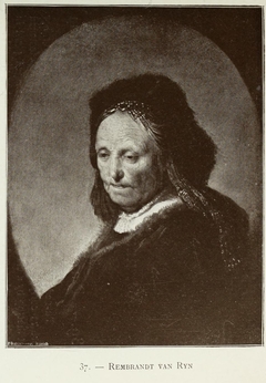 Rembrandt's mother by Anonymous