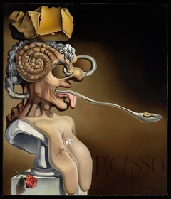 Retrat de Pablo Picasso al segle XXI by Salvador Dalí