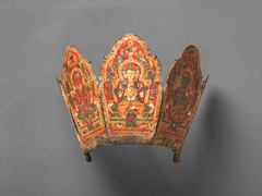 Ritual Crown with the Five Transcendent Buddhas by Anonymous