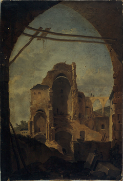 Ruines de l'ancienne abbaye de Montmartre, dite abbaye d'en bas by Félicie Tiger