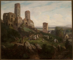 Ruins of the castle – merry-making in Tenczynek