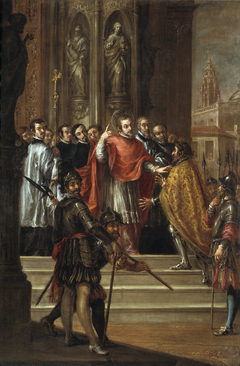 Saint Ambrose absolving the Emperor Theodosius